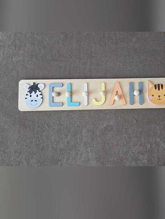 Other - Wooden Name Puzzle - ELIJAH